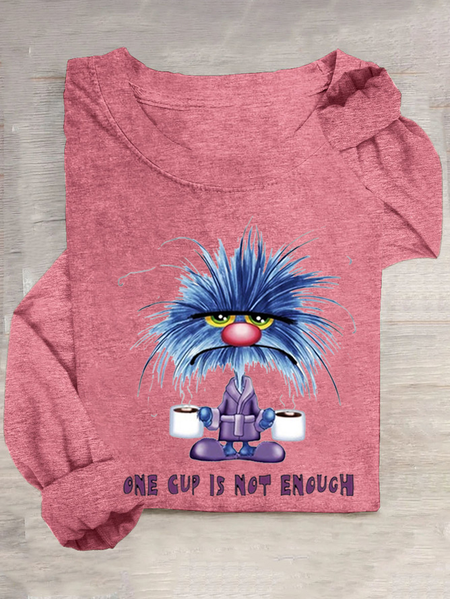 

One Cup Is Not Enouch Sarcastic Summer Animal Long sleeve Shirt, Watermelon, Long sleeves