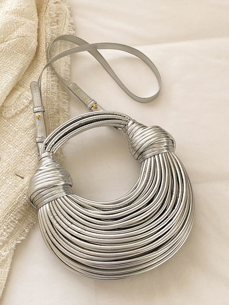 

Elegant Shoulder Bag, Silver, Bags