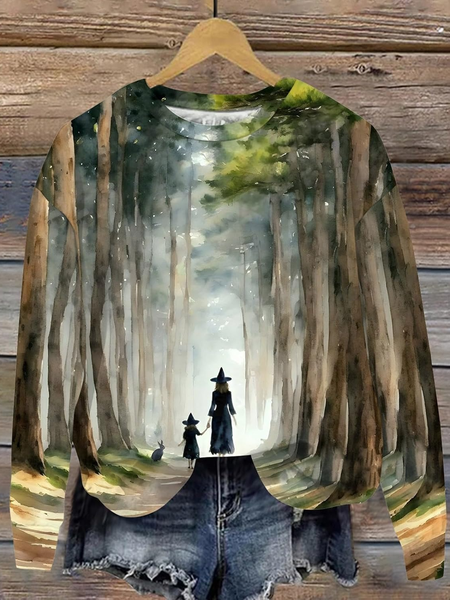 

Casual Crew Neck Halloween Sweatshirt Zipper, Multicolor, Hoodies & Sweatshirts