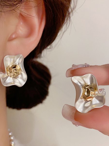 

Daily Elegant Floral Stud, As picture, Earrings