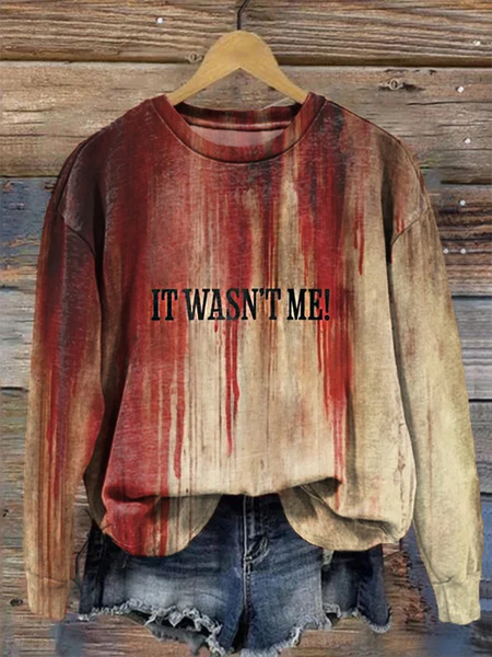 

Halloween Letter Design Witch Casual Sweatshirt, Wine red, Sweatshirts & Hoodies