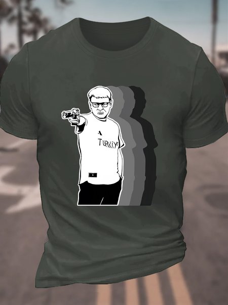 

Shooter Uncle Cotton T-shirt, Dark gray, T-shirts