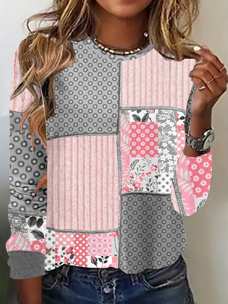 1, Pink, Long sleeves