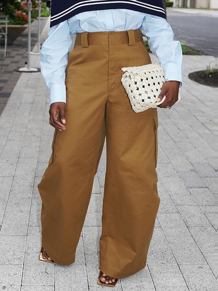 

Urban Loose Cargo Long Pants Cargo pants, Brown, Pants