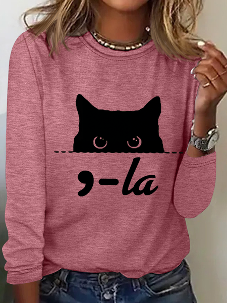 

La Cat Lover Kamala Harris Long sleeve Shirt, Watermelon, Long sleeves