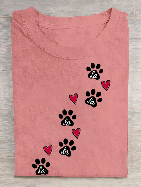 

La Cat Lover Kamala Harris Cotton T-shirt, Orange pink, T-shirts