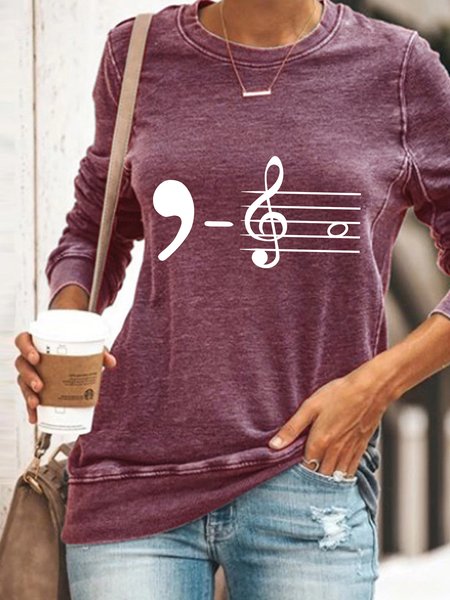 

Comma La Kamala Harris 2024 Music Teacher Elections Casual Sweatshirt, Purple, Hoodies&Sweatshirts