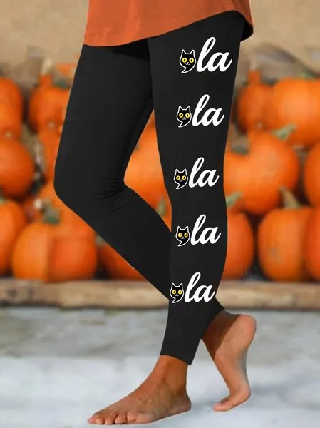 

La Cat Lover Kamala Harris Leggings, Black, Pants