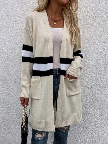 

Casual Others Cardigan, Apricot, Sweaters & Cardigans
