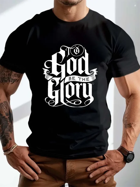

Men's Vintage Faith Print T-Shirt, Black, T-shirts