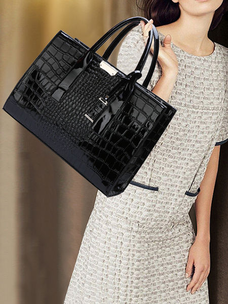 

PU Urban Clutch Square Bag, Black, Bags