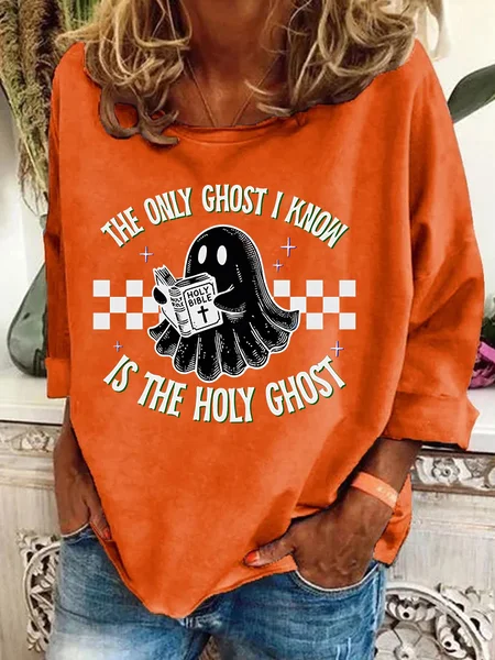 

Holy Ghost Casual Sweatshirt, Orange, Hoodies&Sweatshirts