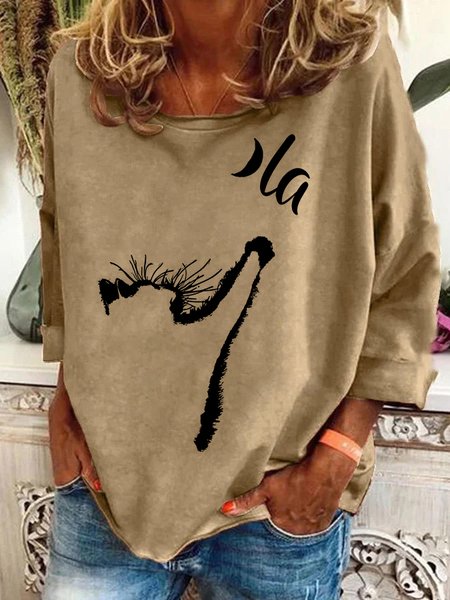 

Cat Comma La Kamala Harris Casual Sweatshirt, Khaki, Hoodies&Sweatshirts