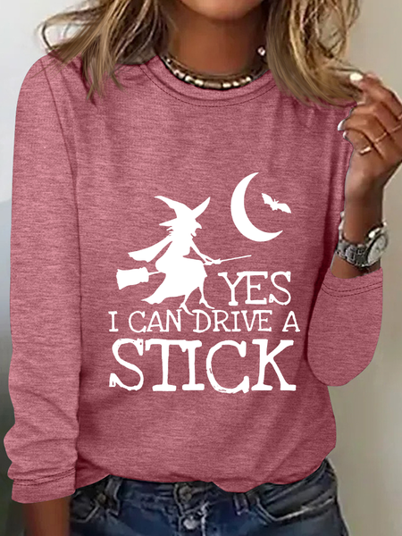 

Halloween Buckle Up Buttercup You Just Flipped My Witch Switch Casual Long Sleeve Shirt, Watermelon, Long sleeves