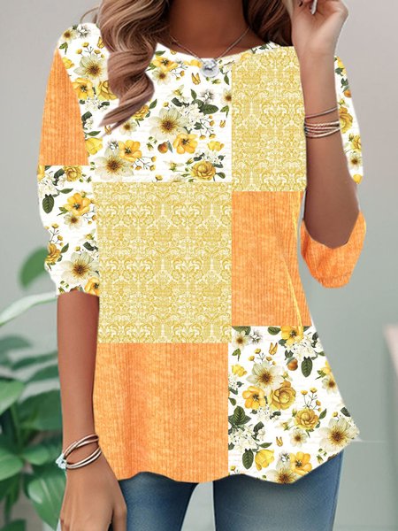 

Casual Daisy Early Autumn T-Shirt, Yellow, Long sleeves