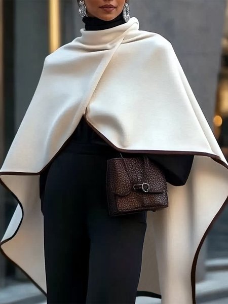 

Color Block Loosen Casual Split Joint Blouse, As picture, Blouses and Shirts