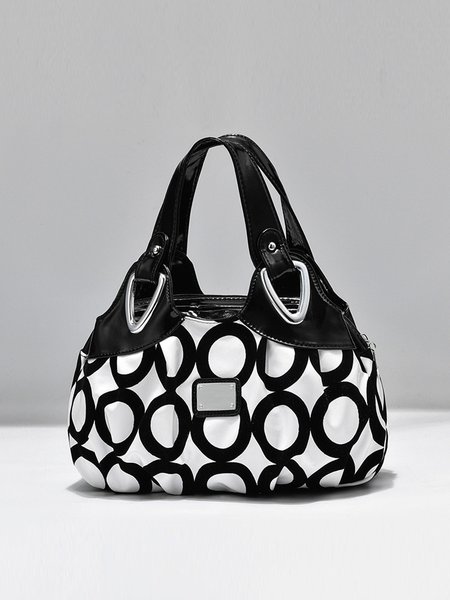 

Elegant Underarm Bag, Black-white, Bags