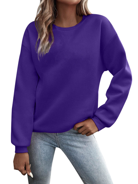 

Casual Cat Jersey Crew Neck Sweatshirt, Purple, Hoodies&Sweatshirts