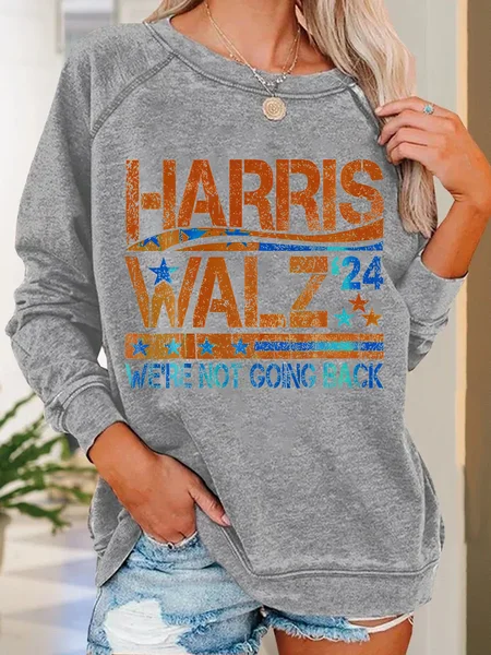 

Harris Waltz 2024 Election Kamala Harris Tim Waltz 2024 Casual Sweatshirt, Light gray, Hoodies&Sweatshirts