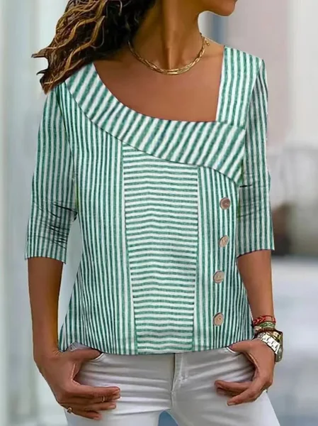 

Casual Others Blouse, Green, Blouses & Shirts