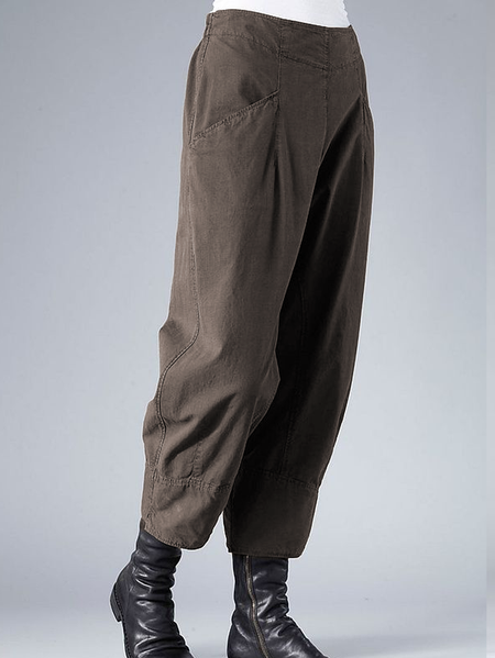 

Linen Cotton And Linen Loose Pants, Brown, Pants