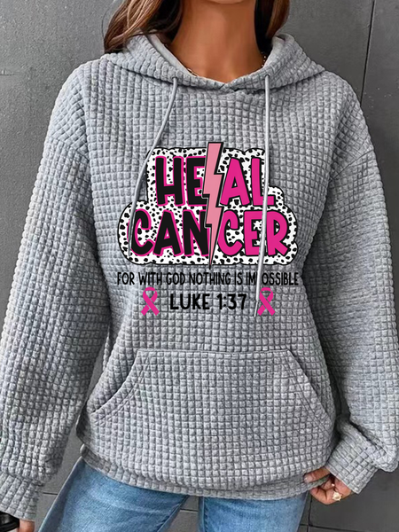 

Heal Cancer Svg Png, Breast Cancer Warrior Christian Simple Loose Hoodie, Gray, Hoodies&Sweatshirts