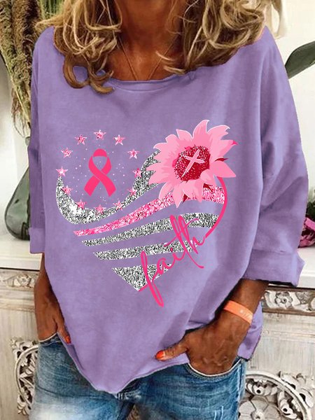 

Breast Cancer Bundle In October We Wear Pink Casual Sweatshirt, Lavender, Hoodies&Sweatshirts