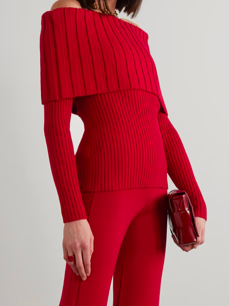 

Urban Plain Regular Fit Sweater, Red, Pullovers