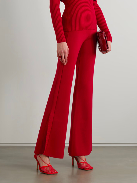 

Regular Fit Urban Fashion Pants, Red, Knit Pants
