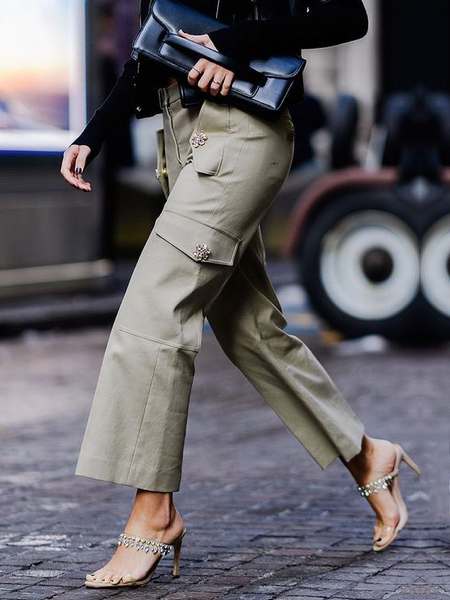 

Regular Fit Urban Pockets Cargo Pants, Army green, Pants
