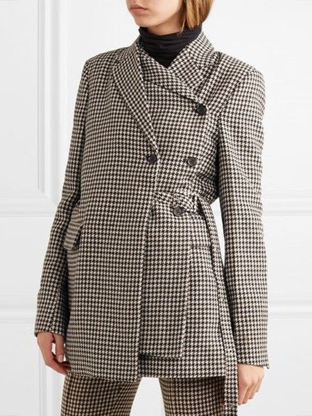 

Regular Fit Urban Houndstooth Blazer, As picture, Blazers