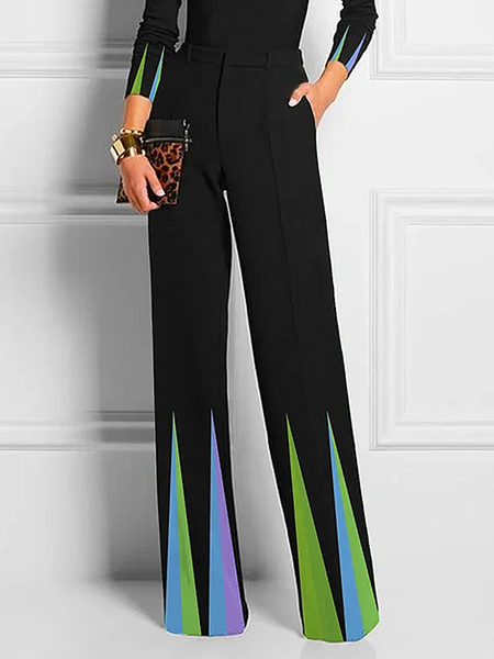 

Regular Fit Urban Regular Fit Long Pants Straight pants, Black, Pants
