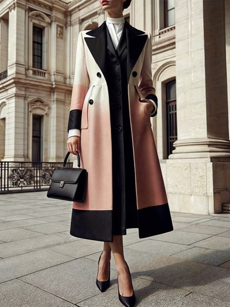 

Urban Regular Sleeve Regular Fit Coat, As picture, Coats