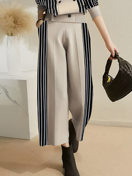 

High Elasticity Loose Casual sweater Pants Straight pants, As picture, Pants