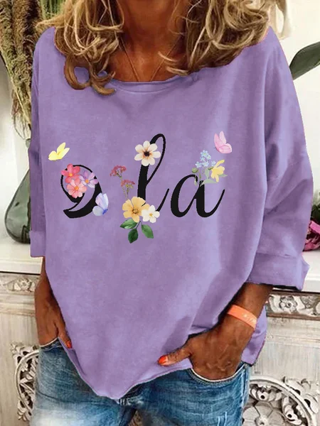 

Floral Kamala Comma La Casual Sweatshirt, Lavender, Hoodies&Sweatshirts