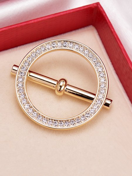 

Daily Plain Elegant Scarf Buckle, As picture, Other Accs
