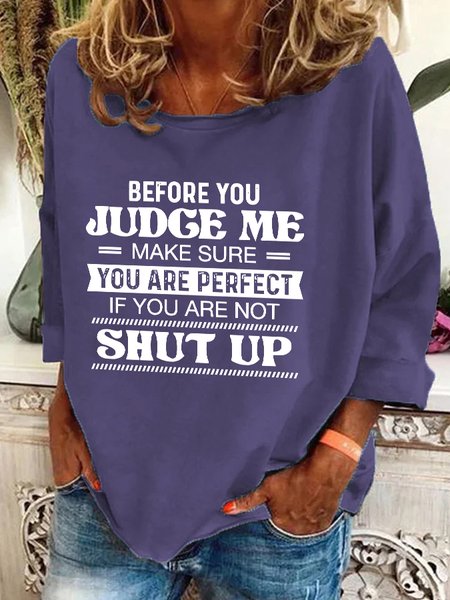 

Before You Judge Me Funny Casual Sweatshirt, Deep purple, Hoodies&Sweatshirts