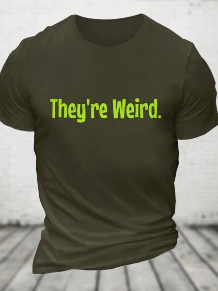 

Theyre Weird 2024 Election President Cotton T-shirt, Army green, T-shirts