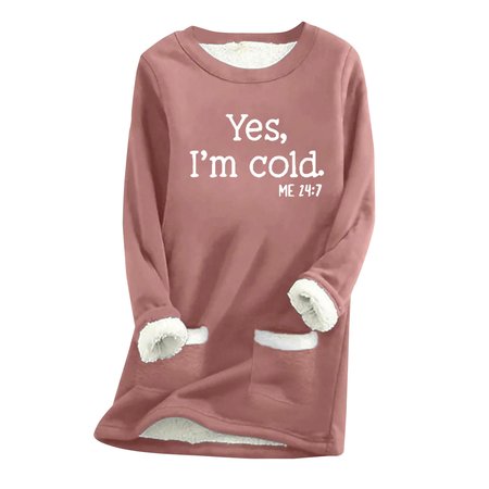 

Casual Crew Neck Text Letters Sweatshirt Zipper, Rose gold, Hoodies & Sweatshirts