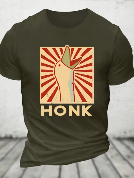 

Honk Cotton T-Shirt, Army green, T-shirts