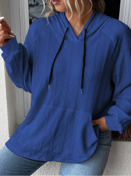 

Casual Hoodie Plain Sweatshirt, Blue, Hoodies & Sweatshirts