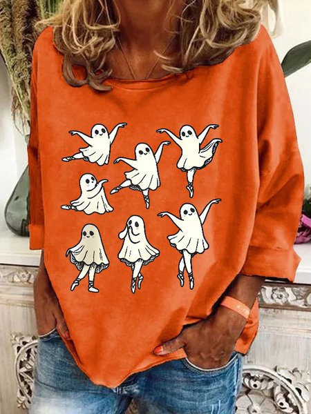 Casual Sweatshirt Casual Sweatshirt, Orange, Hoodies&Sweatshirts