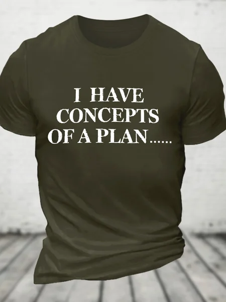

Funny Debate 2024 I Have Concepts Of A Plan… Cotton T-shirt, Army green, T-shirts