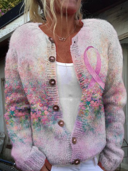 

Regular Fit Casual Cardigan, Pink, Cardigans