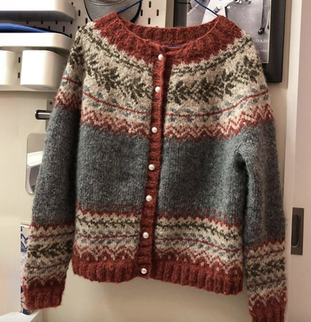 

Stand Collar Wool/Knitting Vintage Sweater, Gray, Sweaters