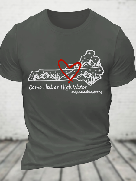 

Appalachia Strong Cotton T-Shirt, Deep gray, T-shirts