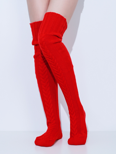 Christmas atmosphere red socks, Socks