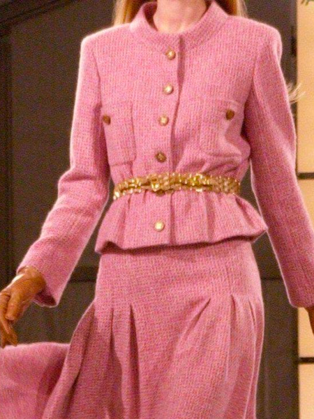 

Elegant Mock Neck Regular Fit Jacket With No Belt, Pink, Jackets