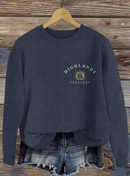 

Scottish Tourist Round Neck Sweater, Dark blue, Sweaters