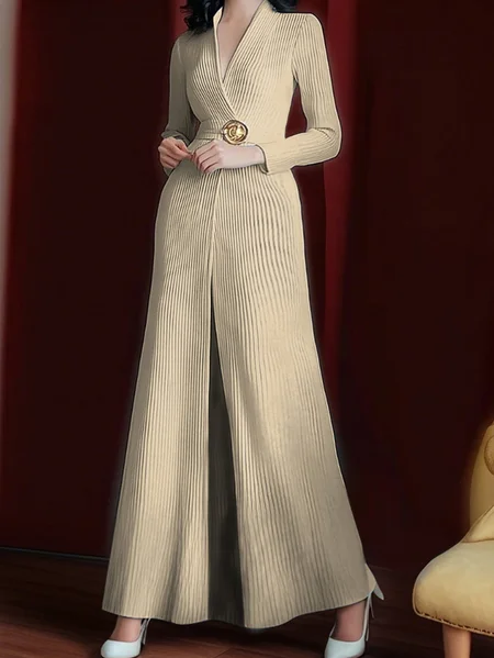 

Regular Sleeve Urban V Neck Regular Fit Sweater Dress, Khaki, Maxi Dresses